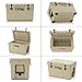 RTIC Hard Cooler, 45 qt, Tan, Ice Chest with Heavy Duty Rubber Latches, 3 Inch Insulated Walls