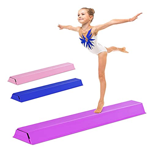 RELAX4LIFE Schwebebalken, Gymnastikbalken mit Klettverschluss, Übungsbalken für Fitness & Training & Turnen & Gymnastik, Bodenbalken wasserdicht, für Kinder & Erwachsene, Balance Beam Klappbar (lila) RELAX4LIFE Schwebebalken, Gymnastikbalken mit Klettverschluss, Übungsbalken für Fitness & Training & Turnen & Gymnastik, Bodenbalken wasserdicht, für Kinder & Erwachsene, Balance Beam Klappbar (lila)
