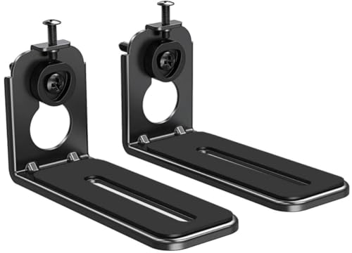 Soporte universal para barra de sonido con doble fijación adhesiva o tornillos