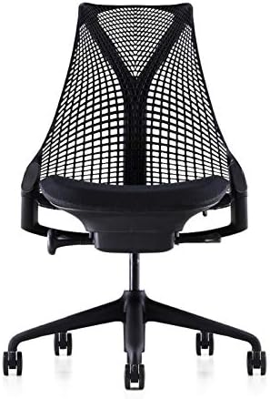 （12:00時点） 【正規品】 Herman Miller (ハーマンミラー) セイルチェア オフィスチェア アームレス ブラック 前傾無し BBキャスター 12年保証 AS1YA22NAN2BKBBBK9119