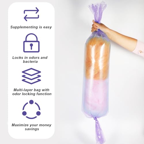 Pack de 10 Bolsas Recambio para Cubo de Pañales Aroma Suave miniatura 5