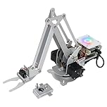 Freenove Robot Arm Kit for Raspberry Pi, High Accuracy, Stepper Motor, Metal Structure, Clamping Mode, Drawing Mode, Record and Replay, App Control (Raspberry Pi NOT Included)