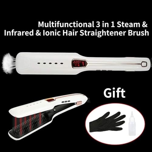 Plancha de Pelo Profesional de Vapor con Luz Infrarroja para Alisado y Estilizado miniatura 5