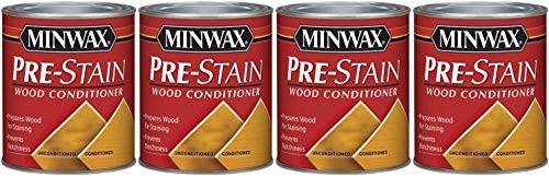 Minwax 61500444 Pre Stain Wood Conditioner, 1 Quart,Clear 4 Pack