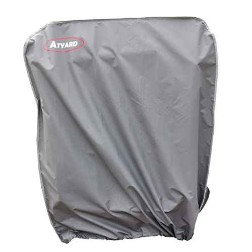 Atyard 1Pcs Folding Chair Cover Outdoor Folding Chair Protector Waterproof And Uv Resistant, Black 33"(W) X39(H) Gray #TOP14