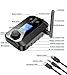 Bluetooth Transmitter for TV Dual Headphones, Bluetooth Adapter for TV LCD Display Adjustable Volume, Wireless Receiver for Home Stereo, 3.5mm/Optical/TF Card to Wireless Music Audio Transmitter