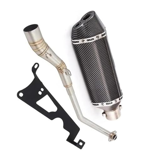 Tubo de Escape de Acero Inoxidable para Cross Cub 110 con Silenciador 370mm y DB Killer