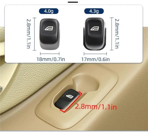 Interrupteur lève-vitre arrière Volvo XC90 S60 commande fluide - 3