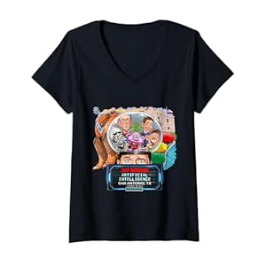 Womens Jeff Dunham San Antonio, TX (2025) V-Neck T-Shirt