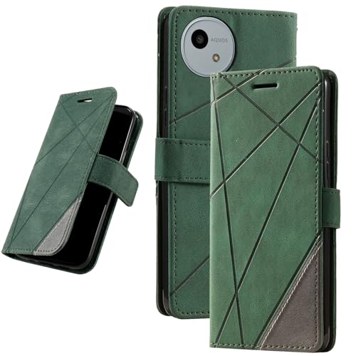 UnivoColors SHARP AQUOS Wish4(SH-52E)手帳型ケース 対応 ギャラクシー 財布型カバー カード収納 ストラップ付き スタンド機能 マグネット開閉 軽量TPU 横置き機能 スマホケース 防指紋 レンズ保護 落下防止 全面保護