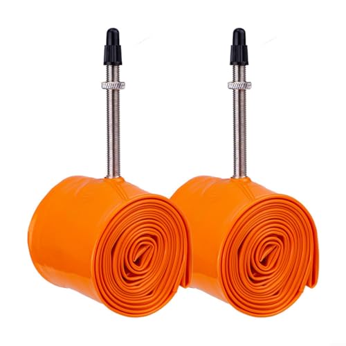CWOQOCW Optimieren Sie Ihre Fahrt mit ultraleichten 29 Zoll MTB Fahrrad Schlauch TPU Fahrradreifen 29x1 51 95 70g geeignet f&uuml;r 29x1 8 Reifen (2PCS FV60)