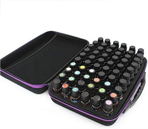 Storage Boxes 60 Bottles Essential Oils Bag Lattices Cosmetic Bag Oil Carrying Holder Travel Storage Box Nail Polish Organizer