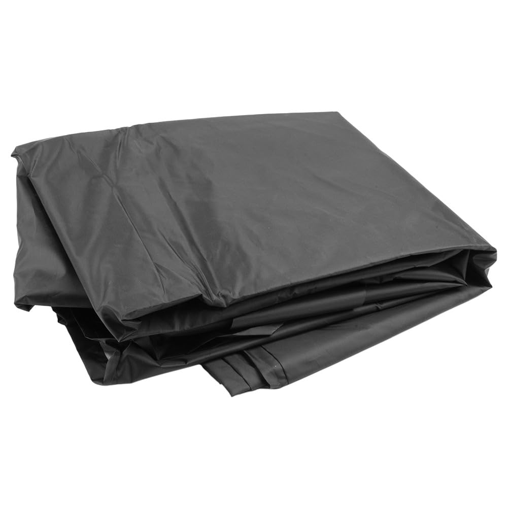 IBC pour couvercle de réservoir 1000L pour réservoir d'eau, bâche isolante, 120 x 100 x 116 cm, 210D pour noir avec revêtement argenté