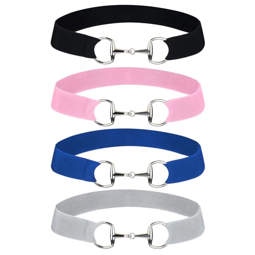 Personalized Custom Name Equestrian Elastic Belt, Stretchable Waist Belt for Women3