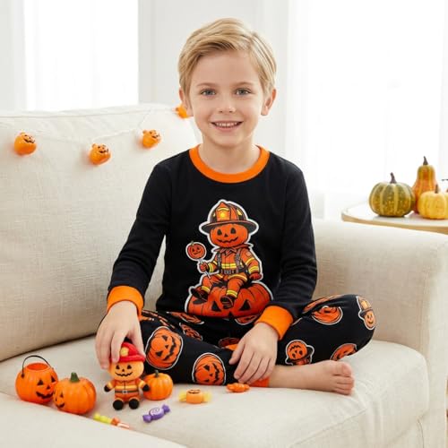 Image of DAUGHTER QUEEN Boys & Girls 100% Cotton Halloween & Christmas PJS 18M-12Y