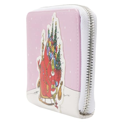 Loungefly DR Seuss Grinch Sleigh Zip Around Wallet2