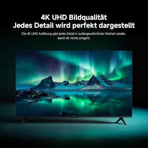 Xiaomi TV F 65, 65 Zoll (165 cm), 4K UHD, Smart TV, Fire OS8, Triple Tuner DVB-C/S/S2/T/T2,HDR10, MEMC, 60Hz mit 120Hz Game Boost Mode,Sprachsteuerung mit Alexa,2GB+32GB, Kompatibel mit Apple AirPlay – Bild 4