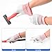 EHDIS Long Handle 4 Inch Razor Blade Scraper Tool Adjustable 16‘’-58‘’ Tile Paint Floor Scraper for Wood,Window Glass Wallpaper Remover,Painting Stripping, Adhesive Removal