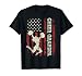 Cheer Grandpa US Flag Dad Patriotic Cheerleader Fathers Day T-Shirt