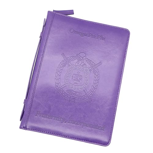 Couverture de la Bible commémorative Omega Psi Phi cadeau rituel Divine Nine