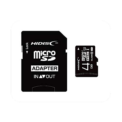 �i�܂Ƃ߁j�n�C�f�B�X�N microSDHC�J�[�h4GB class10 UHS-I�Ή� SD�ϊ��A�_�v�^�[�t�� HDMCSDH4GCL10UIJP3 1���y×5�Z�b�g�z