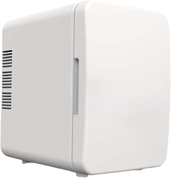 Perfk Mini Refrigerator, 4L Compact Refrigerator, Multi-Purpose Cosmetic Fridge, Portable Drink Refrigerator, Japanese Compatible, USB Powered, Small Refrigerator, Cooler, Hot & Cold Insulation & Indoor Car Thermal Box, Cosmetic Refrigerator, Portable for RV, Dorm, Living Room, Home, Bedroom, White