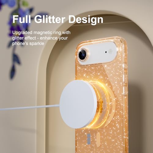 Choiche for iPhone Air Case Compatible with MagSafe, Glitter Gold by Choiche - Used condition - Image 5
