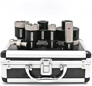 DT-DIATOOL Diamond Drill Bits Kit 20/35/40/50/68mm with 20mm Finger Bit and Hex Adapter for Tile Porcelain Marble Granite