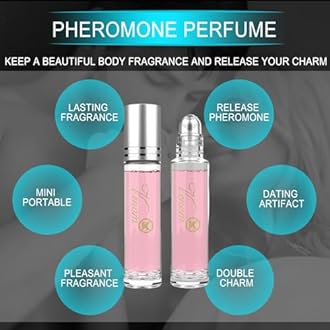 Gemse Pheromones Perfume for Women, Long-Lasting Portable Roll On Perfume Fragrances (5 Pcs)