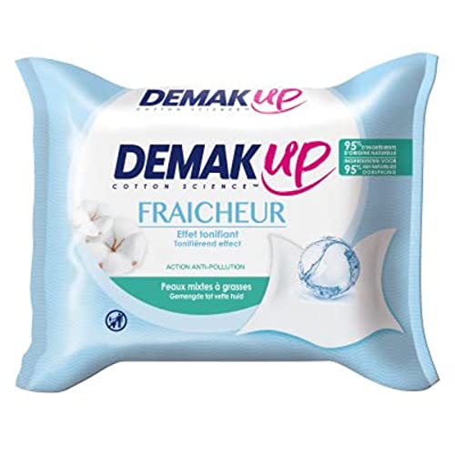 DEMAK'UP Lingettes Demaquillantes - Le paquet de 25