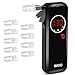 Breathalyzer, WEIO Professional Alcohol Tester, Portable and Easy for Personal Use Alcohol Breathalysers Accurate Measurement, Fast Respond Breathalyzer with Digital LCD 10 mouthpieces and 1 Store Bag