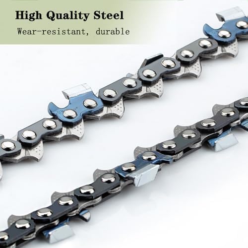 5 Pack 12 Inch Chainsaw Chain 3/8" LP Pitch .043'' Gauge 45 Drive Links fits Dewalt 20V DCCS620, DWO1DT612, Kobalt 1224, Worx WG380, Black Decker LCS1240 and more - 2