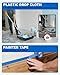 Lupar Paint Roller Kit with Extension Pole 2 to 4FT, All-in-One Wall Painting Tools Kit Paint Rollers Cover and Paint Roller Frame, Paint Brushes Set for House Painting - 30 Piece Sets
