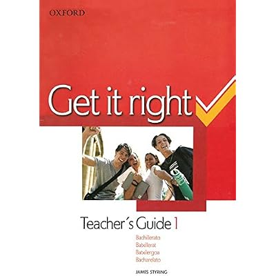 GET IT RIGHT 1 TG SPANISH ED