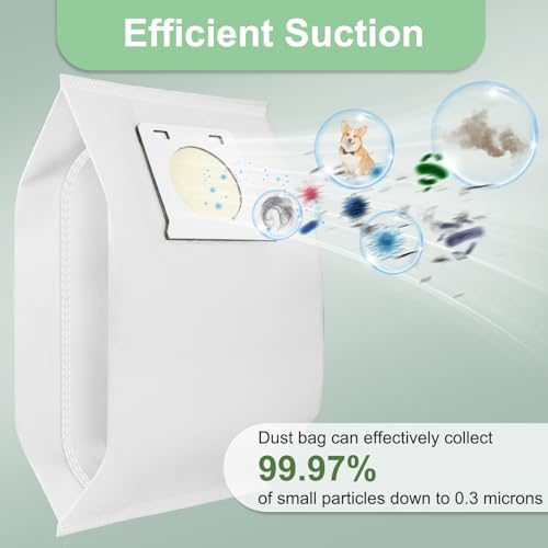 Image of 18 Pack IB600 HEPA Replacement Intuition Upright Vacuum Cleaner Bags Compatible with Intuition Bagged Upright Vacuum Lift-Up Carpet Cleaner BU4022, BU4020, BU4018, BU4050, BU3040