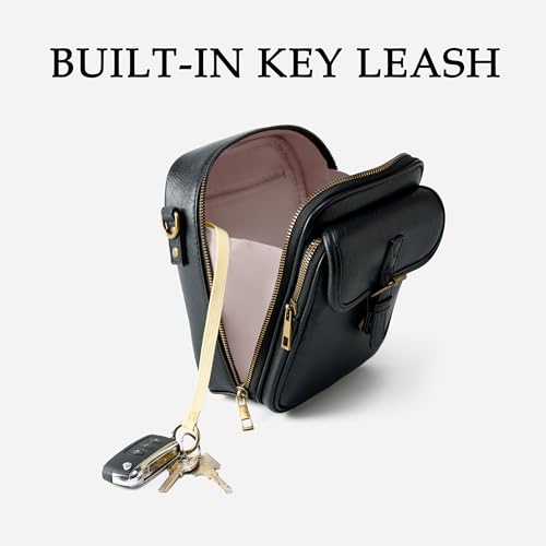 Image of Small Crossbody Bag for Women with Card Slots Vegan Leather Messenger Bag Men Wallet, Cross Body Anti-theft Shoulder Purse