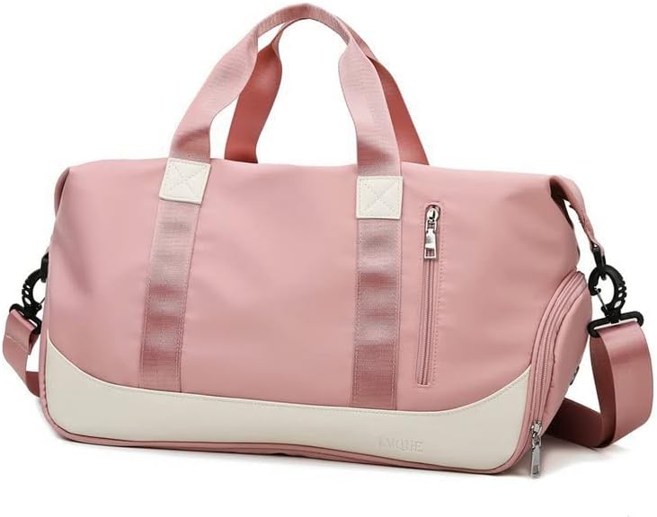FURN ASPIRE cotton blend 22 Cms Gym Bag(Cross Body Gym Bag-V_Pink)