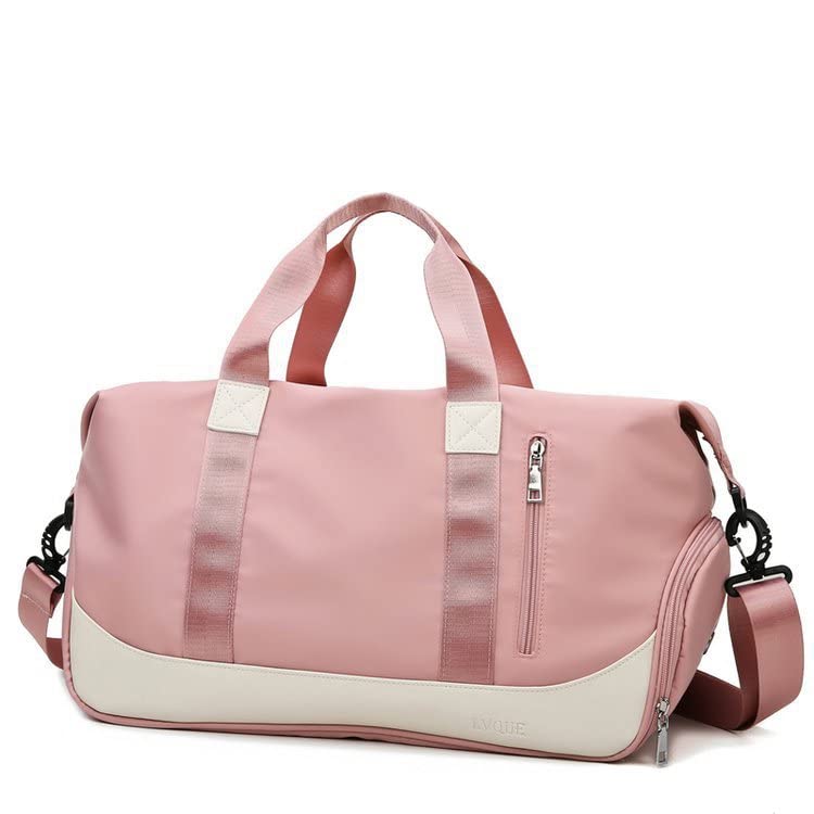 Image of FURN ASPIRE cotton blend 22 Cms Gym Bag(Cross Body Gym Bag-V Pink)
