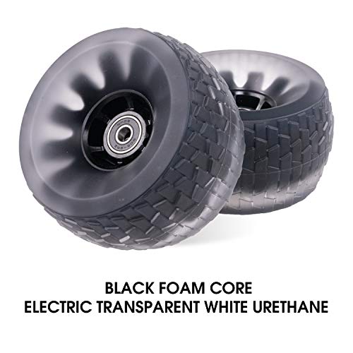 MOTION Electric Skateboard Wheels 78A Translucent Urethane Urban All Terrain Off Road 120mm Patented Foam Core Wheels - Thumbnail 3