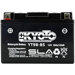 Kyoto - Batteria per scooter Yamaha 500 Xp T-Max 2001-2003 YT9B-BS SLA / 12 V 8 Ah