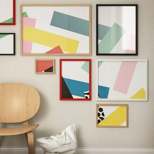 Cadre RÖDALM effet chêne 21 x 30 cm avec bordure bois élégante - 6