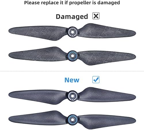 F7GB2 Pro Drone Original Propellers Replacement 4 Pcs - Black — 사진 2
