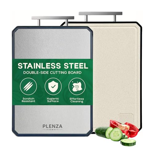 Stainless Steel Cutting Board with Titanium Reinforcement