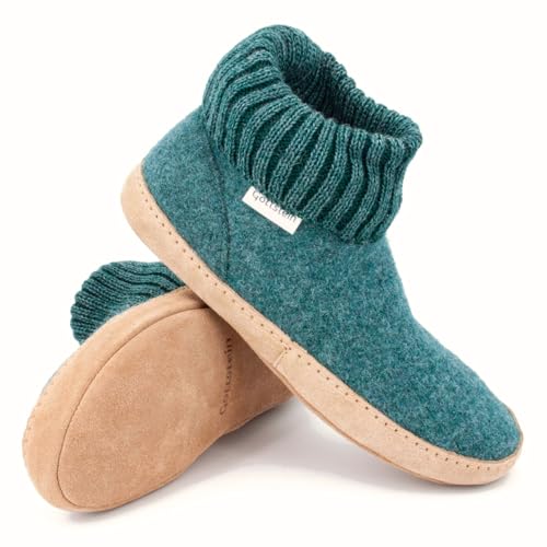 Chaussons de chalet Gottstein Dakota en pure laine autrichienne