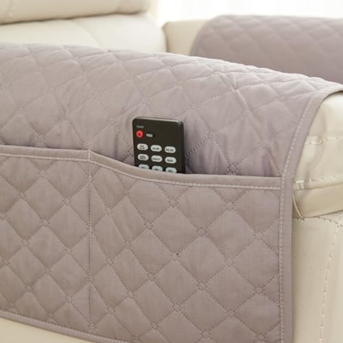 Fundas para brazos de sofá impermeables NIDONE con bolsillo lateral pack de 4 unidades 5