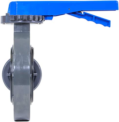 Irrigationking Rklv4B Pvc Butterfly Valve, 4" #TOP2