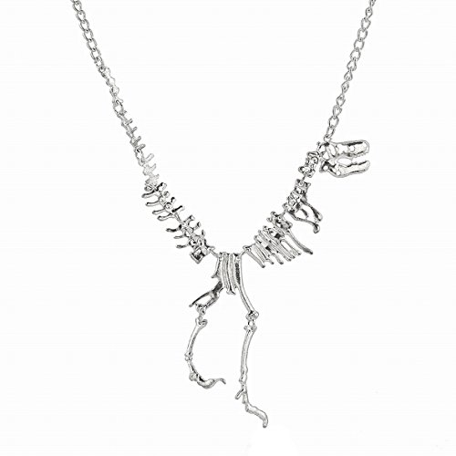 Paialco Jewelry - Collar con colgante de dinosaurio Rex de 18 a 20 pulgadas