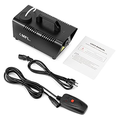 Mfl. Fog Machine, Portable Smoke Machine With Wired Controller And Auto Spray Button For Stage, Disco, Halloween And Weddings (400W, 2000 Cfm) #TOP6