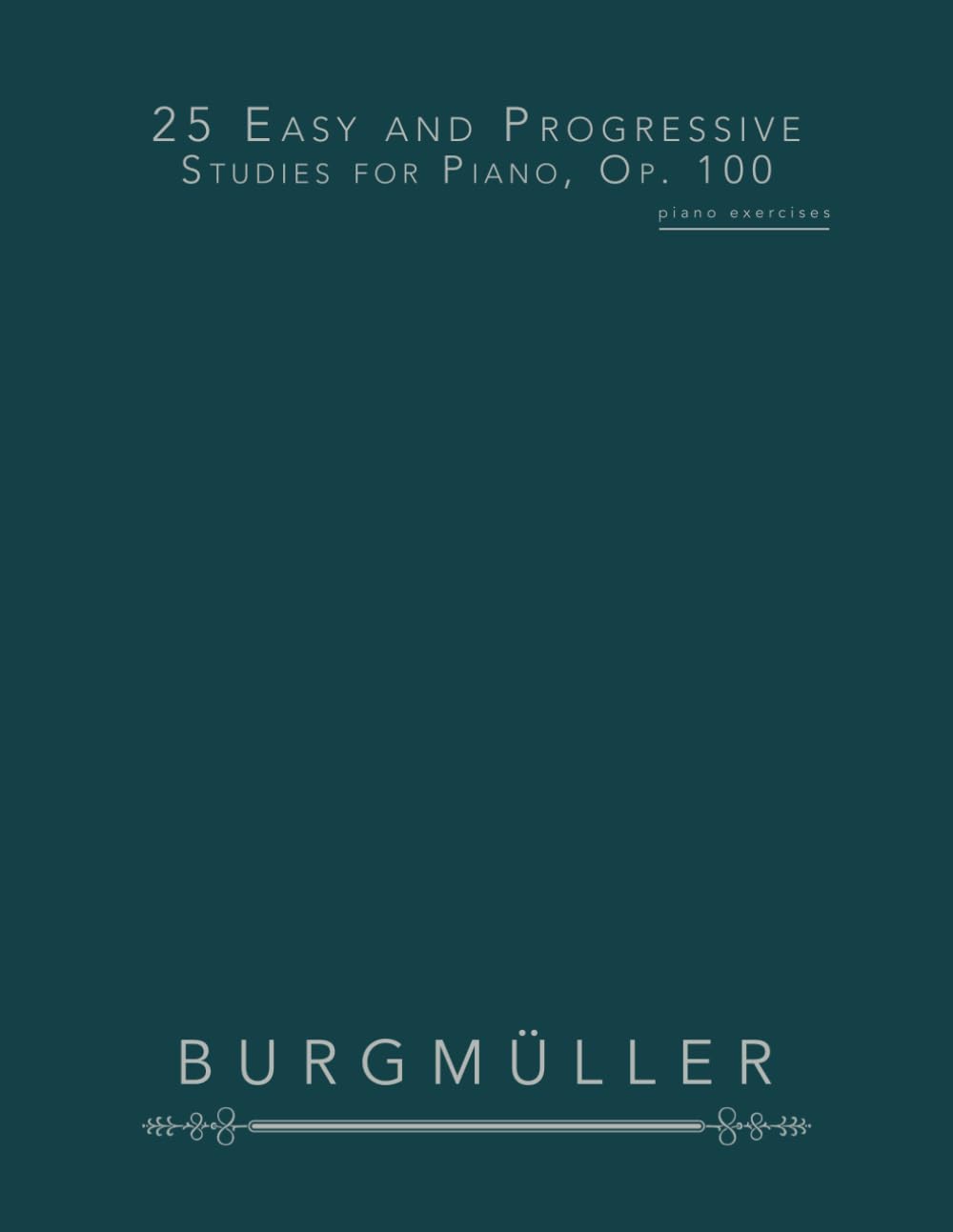 25 Easy And Progressive Studies, Opus 100 – No. 7 Le Courant Limpide With Eschenbach Recording Piano Score