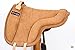 HILASON Horse Bareback Saddle Pad Anti Slip Base Suede Leather Tan | Baretek Riding for Horses